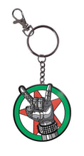 
                        
                          Load image into Gallery viewer, Dark Horse Deluxe Cyberpunk 2077 Silverhand Logo Keychain, Multicolor
                        
                      