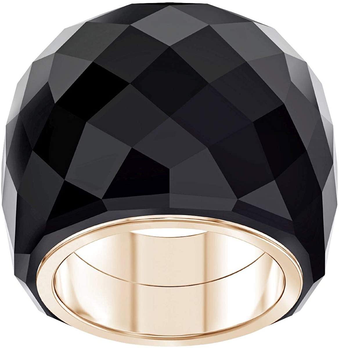 Swarovski Nirvana Ring Black Rose-Gold Tone PVD - JOY2ESpree