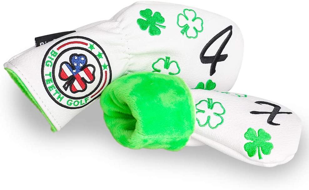 Golf Iron Head Covers 11Pcs Golf Club Protector Lucky Clover for Titleist Callaway Taylormade - JOY2ESpree