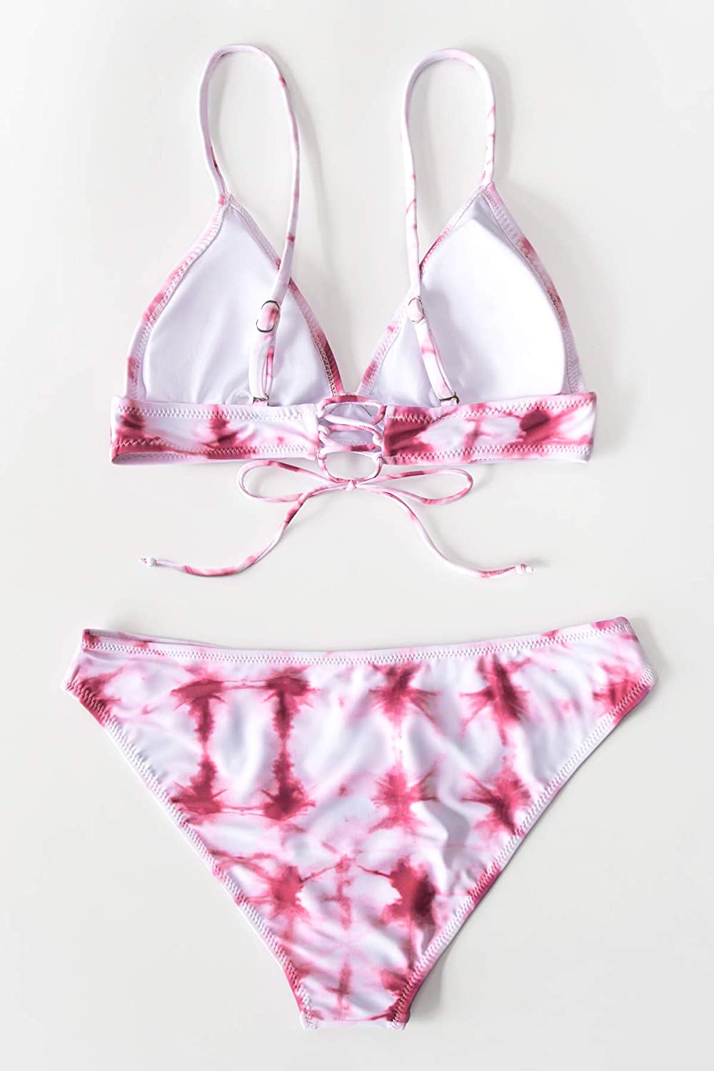 CUPSHE Women's Bikini Triangle Sexy Lace Up Two Piece Bathing Suit