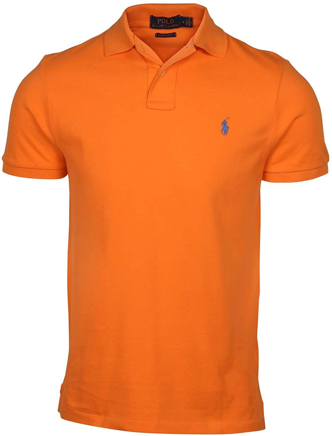 Polo RL Men's Custom Slim Fit Mesh Pony Shirt