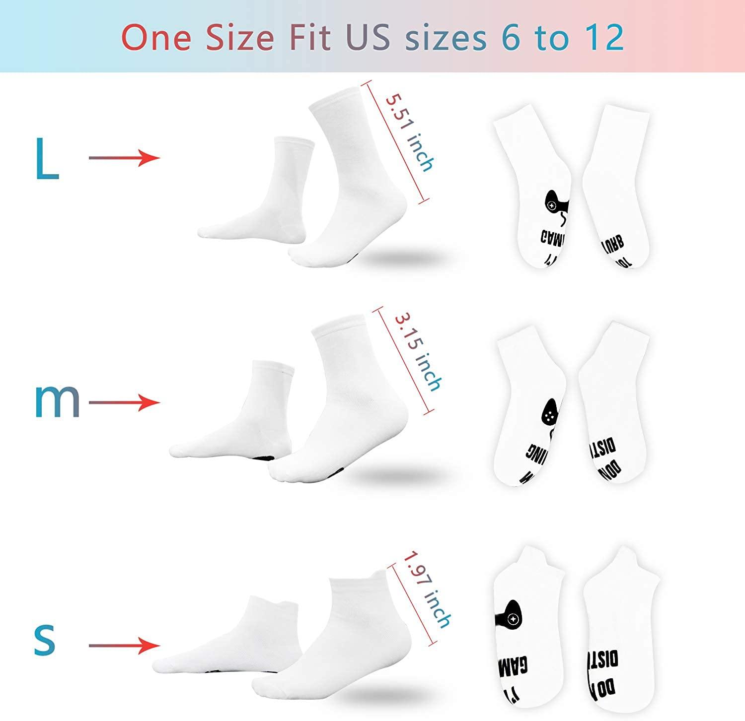 Do Not Disturb I'm Gaming Socks, Gaming Sock Funny Novelty Gift for Teen Boys Mens Gamer Kids Sons Husbands Boyfriends Women - JOY2ESpree