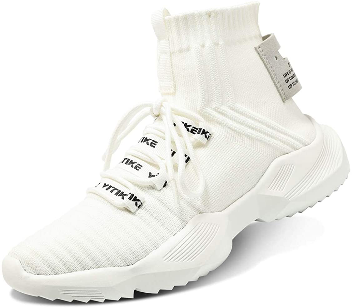 Women's Walking Shoes Running Shoes Socks Platform Fashion Mesh Sneakers Air Cushion Athletic Gym Casual Loafers Dance Hip-hop Shoes