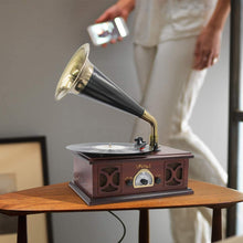 
                        
                          गैलरी व्यूवर में इमेज लोड करें, LP&amp;NO.1 Record Player, Classic Bluetooth Turntable with USB Recording - JOY2ESpree
                        
                      