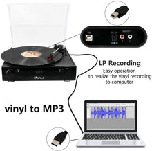 
                        
                          गैलरी व्यूवर में इमेज लोड करें, LP&amp;No.1 Bluetooth Record Player with USB Play and Recording - JOY2ESpree
                        
                      