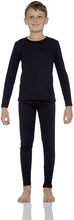 
                        
                          Load image into Gallery viewer, Rocky Thermal Underwear for Boys Fleece Lined Thermals Kids Base Layer Long John Set
                        
                      