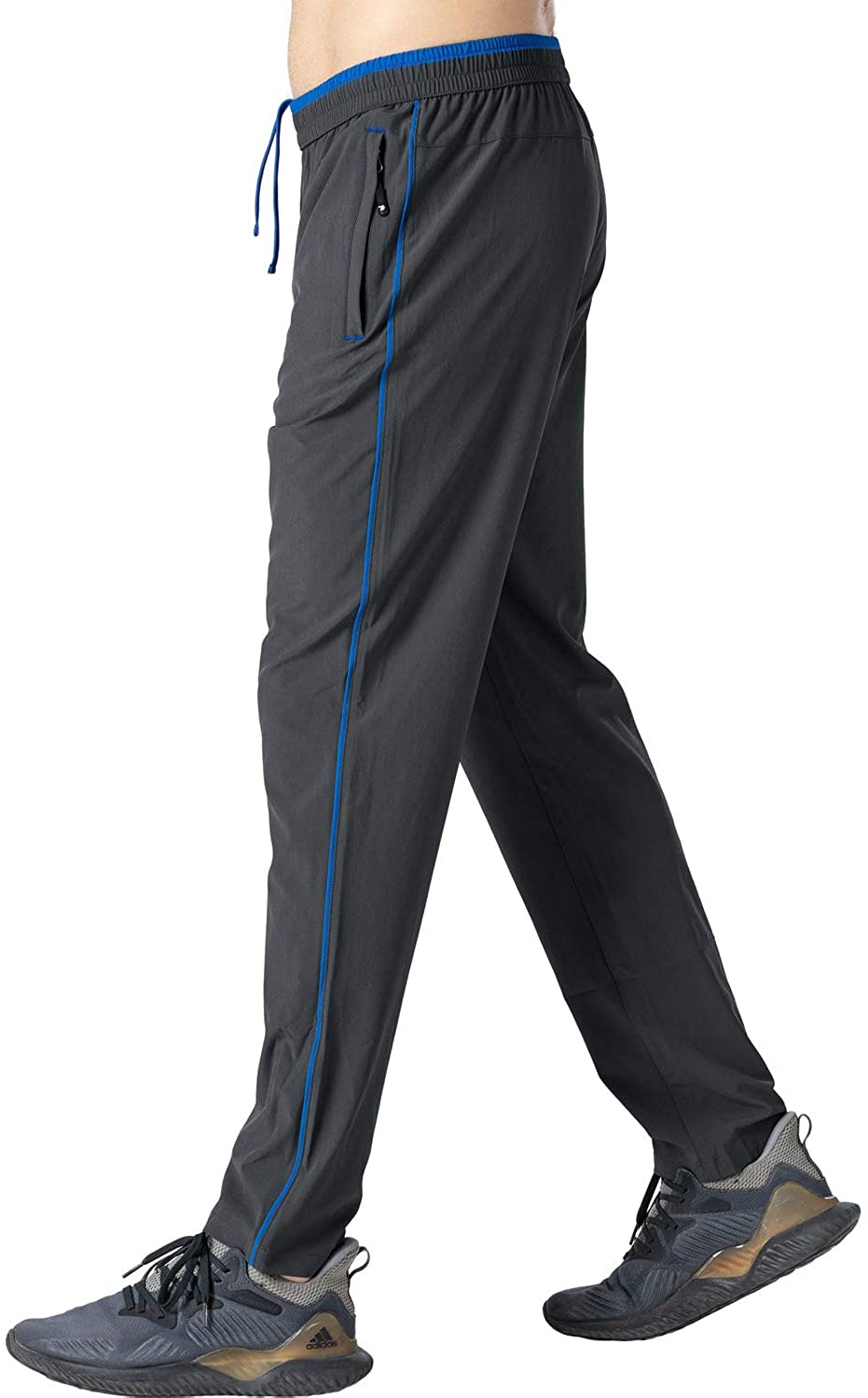 Rdruko Men's Jogger Casual Pants Lightweight Breathable Quick Dry Hiking Running Outdoor Sports Pants