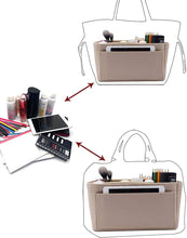 
                        
                          Cargar imagen en el visor de la galería, Felt Purse Bag Organizer Insert with zipper Bag Tote Shaper Fit Speedy Neverfull MM GM
                        
                      