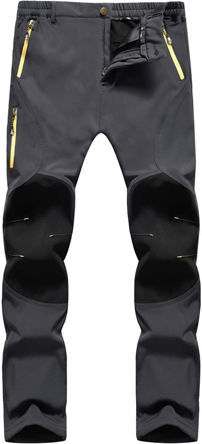 Singbring Men's Outdoor Windproof Waterproof Hiking Ski Snow Pants
