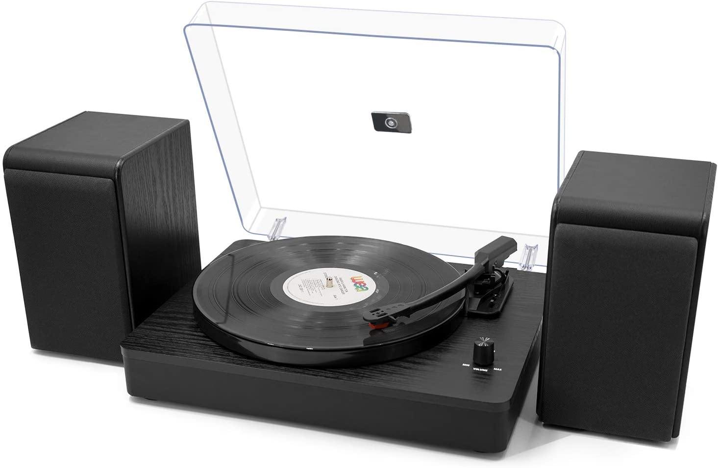 LP&No.1 Bluetooth Record Player with USB Play and Recording - JOY2ESpree
