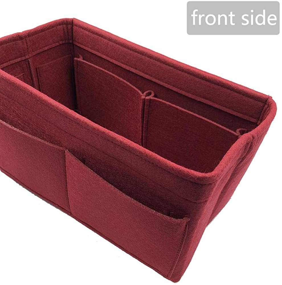 Lmeison Felt Fabric Purse Handbag Organizer Insert Bag For Speedy Neverfull Tote, 3 Sizes