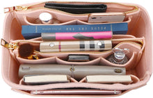 
                        
                          画像をギャラリービューアに読み込む, APSOONSELL Felt Purse Organizer Insert with Card Case, Tote Handbag Organizer Bag Insert with Zipper
                        
                      