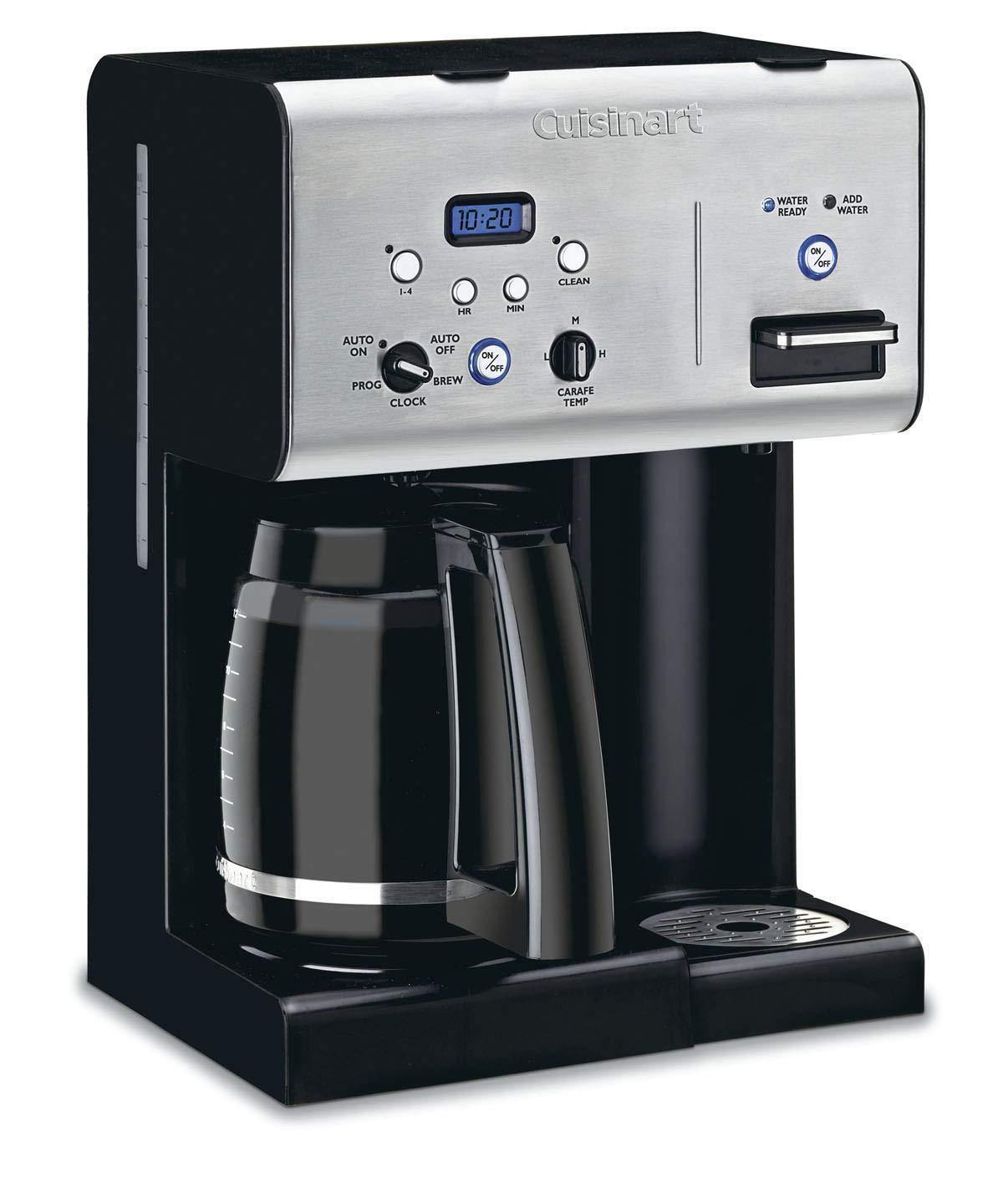 Cuisinart CHW-12P1 12-Cup Programmable Coffeemaker with Hot Water System, Black - JOY2ESpree