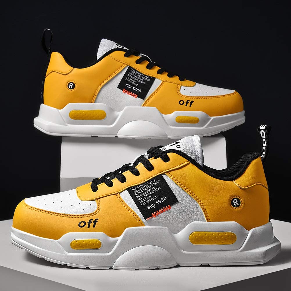 XIDISO Fashion Mens Women Sneakers High and Low Top Walking Shoes Sport Athletic Casual Shoe for Men