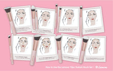 
                        
                          Muat gambar ke penampil Galeri, Kabuki Makeup Brush Set - Foundation Powder Blush Concealer Contour Brushes
                        
                      