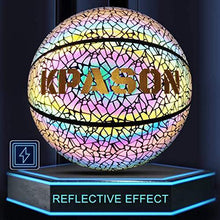 
                        
                          गैलरी व्यूवर में इमेज लोड करें, KPASON Basketball Holographic Glow in The Dark Basketball - JOY2ESpree
                        
                      