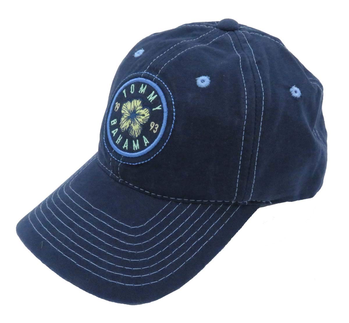 Tommy Bahama Women's Washed Cotton Flower Navy Ball Cap