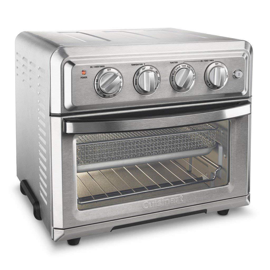Cuisinart TOA-60 Air Fryer Toaster Oven, Silver (Renewed) - JOY2ESpree