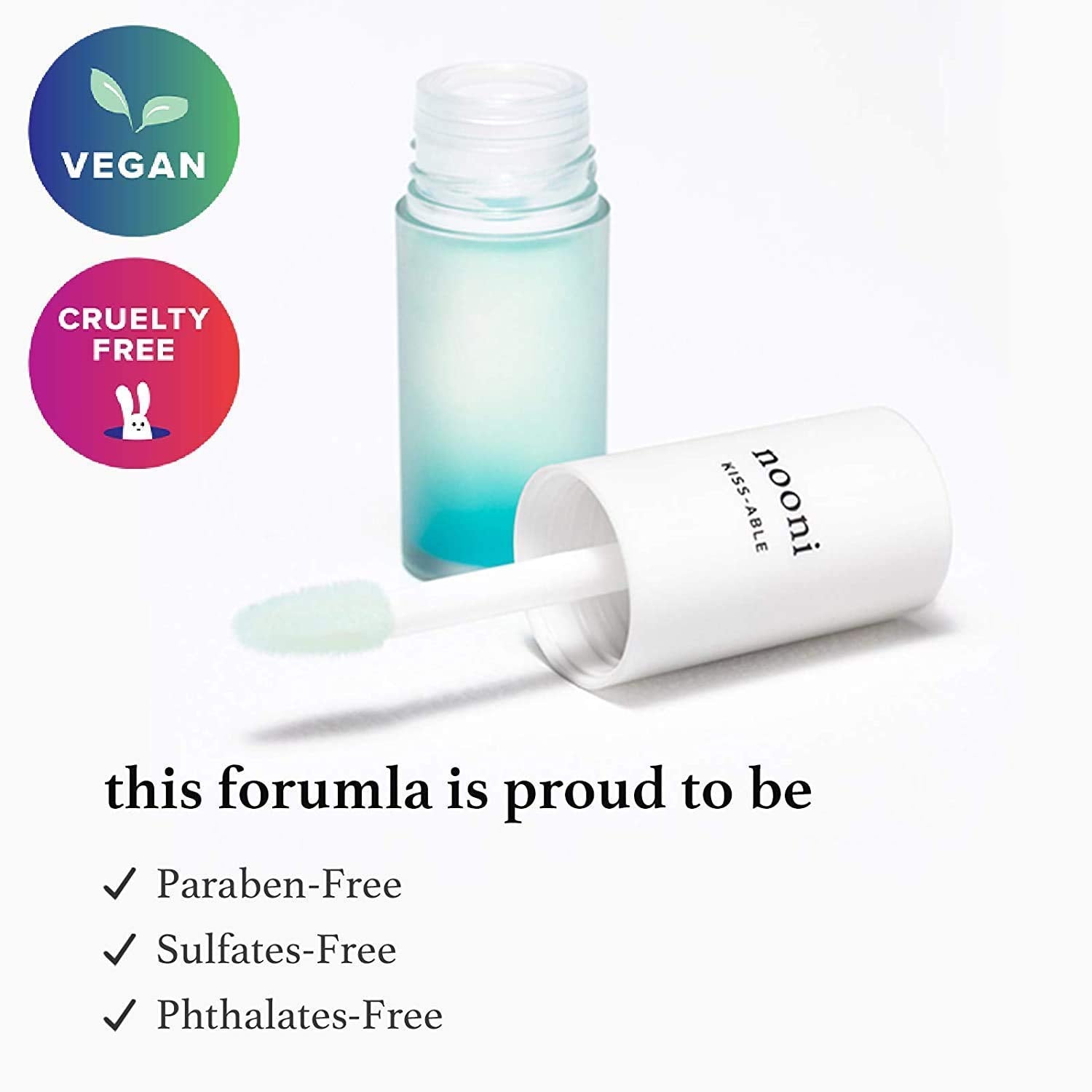 NOONI Appleberry Lip Oil | Korean Lip Oil To Soothe Dry Lips | Skincare, Vegan, Cruelty-free, PETA Certified, Paraben-free, Mineral-Oil free