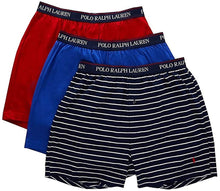 
                        
                          Load image into Gallery viewer, Polo Ralph Lauren Classic Fit w/Wicking 3-Pack Knit Boxers
                        
                      