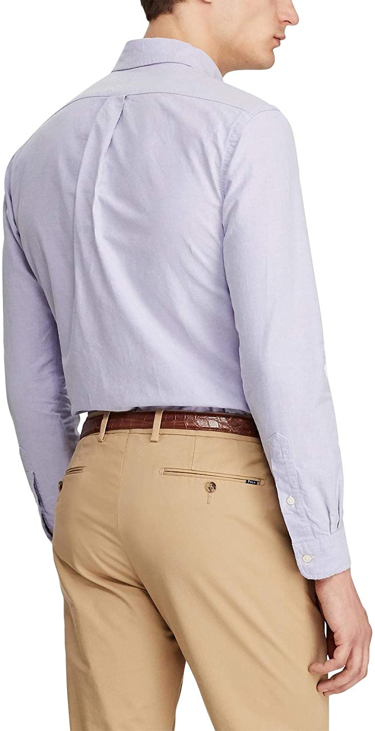 Ralph Lauren Mens Logo Button-Down Dress Shirt