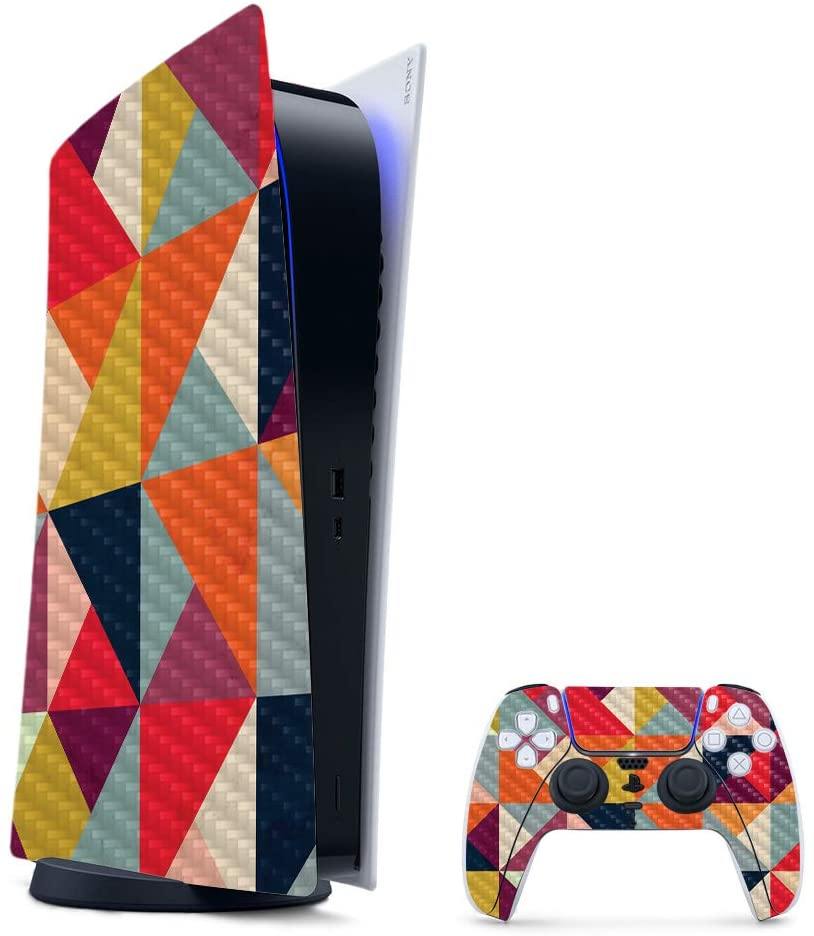 MightySkins Carbon Fiber Skin Compatible with PS5 / Playstation 5 Digital Edition Bundle - JOY2ESpree