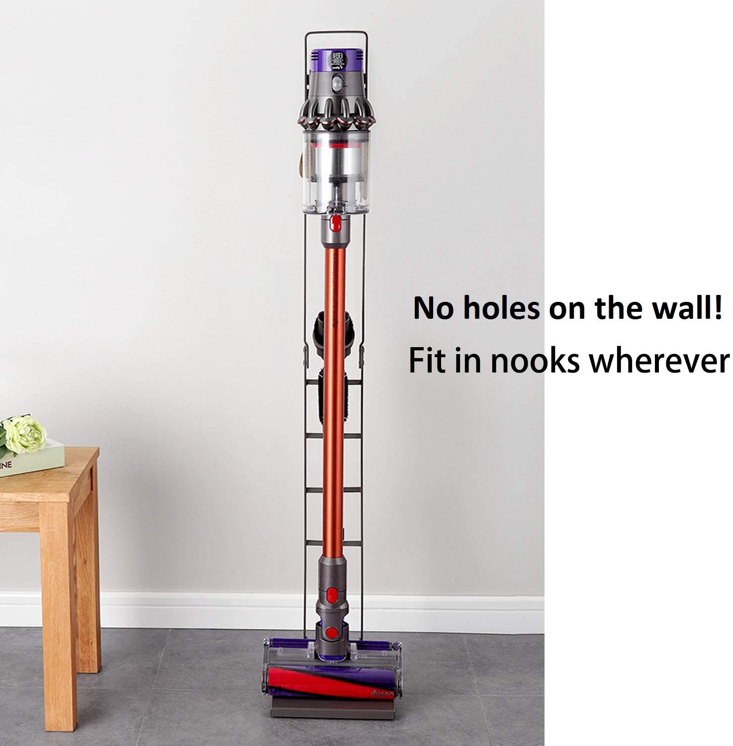 Tolhoom Storage Stand Dock Docking Station for Dyson V11 V10 V8 V7 V6 Cordless Stick Vacuum Cleaner, Stable Metal Storage Bracket Organizer Rack - JOY2ESpree