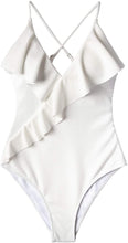 
                        
                          Muat gambar ke penampil Galeri, CUPSHE Women's One Piece Swimsuit Ruffle Wrap Textured Beach Swimwear Bathing Suits
                        
                      