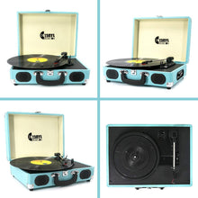 
                        
                          將圖片載入圖庫檢視器 Retro Record Player for 33/45/78 RPM Vinyl Records,Bluetooth Belt-Drive Turntable - JOY2ESpree
                        
                      