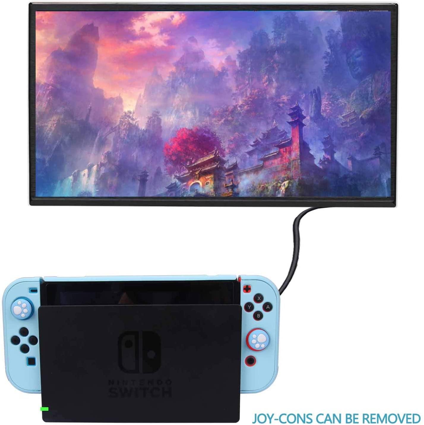 Dockable Case for Nintendo Switch - COMCOOL 3 in 1 Protective Cover Case for Nintendo Switch and Joy-Con Controller - JOY2ESpree