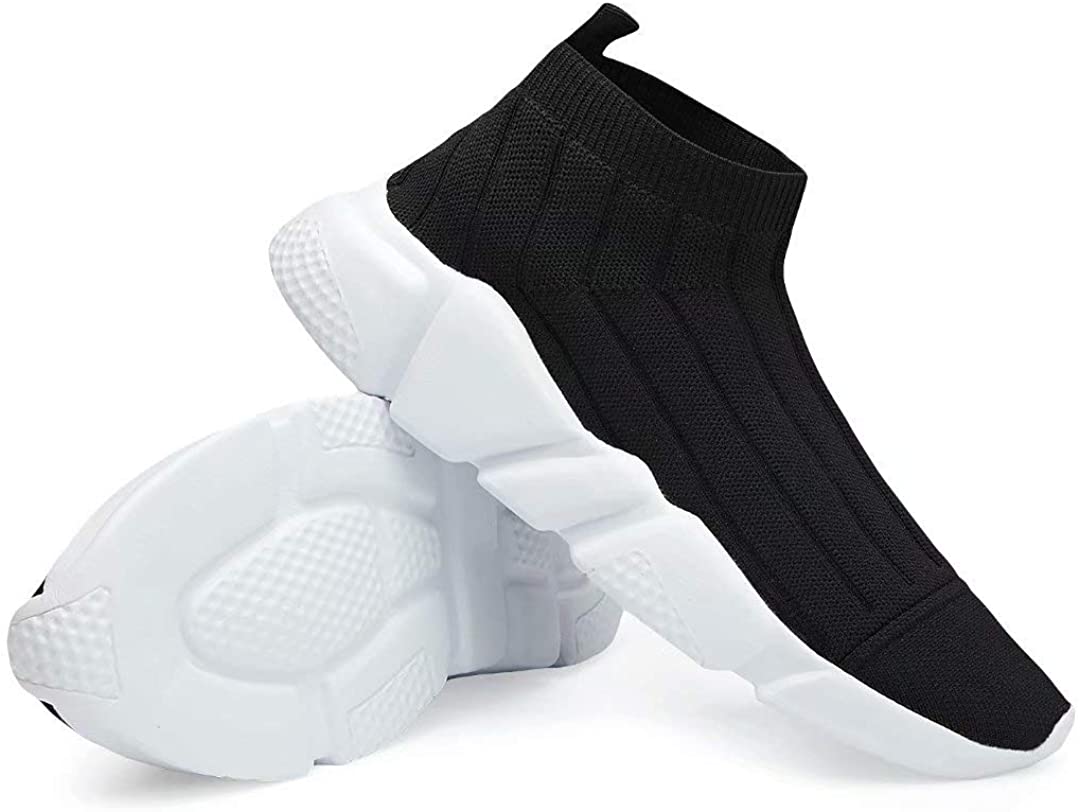 Voxge Men's and Women's Sock Sneakers Lightweight Breathable Athletic Running.