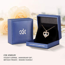 
                        
                          Cargar imagen en el visor de la galería, CDE Forever Love Heart Women Necklace 925 Sterling Silver Rose Gold Plated Birthstone Pendant Necklaces for Women - JOY2ESpree
                        
                      