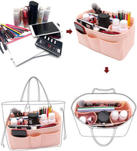 
                        
                          Muat gambar ke penampil Galeri, Felt Fabric Purse Tote Diaper Bag Organizer Insert Bag in Bag with Zipper Inner Pocket For Neverfull Speedy
                        
                      