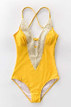 
                        
                          Muat gambar ke penampil Galeri, CUPSHE Fashion Women's Ladies Vintage Lace Bikini Sets Beach Swimwear Bathing Suit
                        
                      