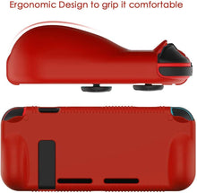 
                        
                          Load image into Gallery viewer, Semeving for Nintendo Switch Case,Soft Protective Case with Ergonomic Grip Design,Shock-Absorption&amp;Anti-Scratch (Red) - JOY2ESpree
                        
                      
