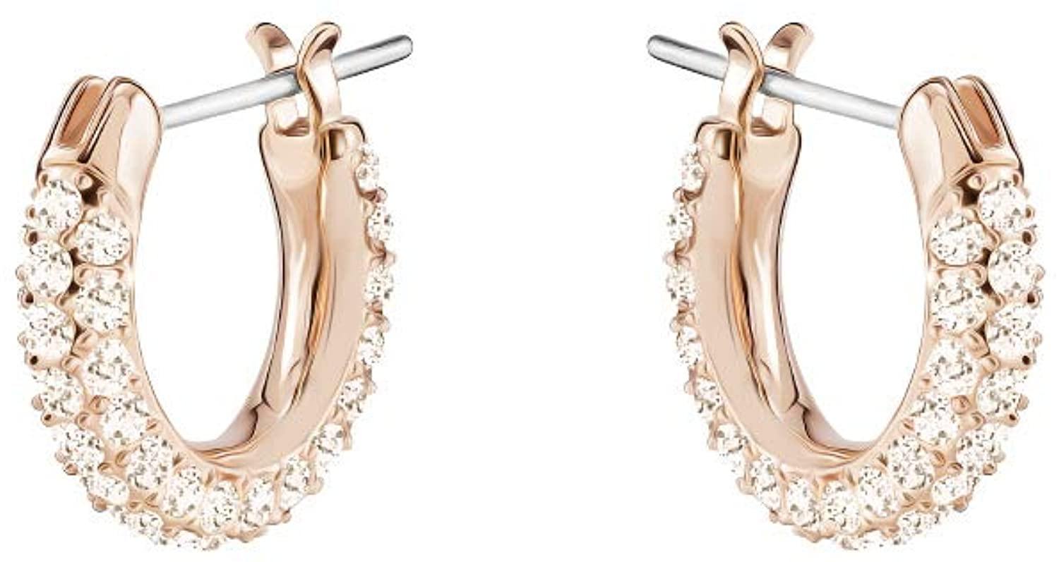 SWAROVSKI Women's Stone Pierced Hoop Crystal Earring Collection - JOY2ESpree