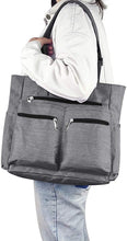 
                        
                          將圖片載入圖庫檢視器 Canvas Tote Bag Waterproof Nylon Multi Pocket Shoulder Bags Laptop Work Bag Teacher Purse and Handbags for Women &amp; Men
                        
                      