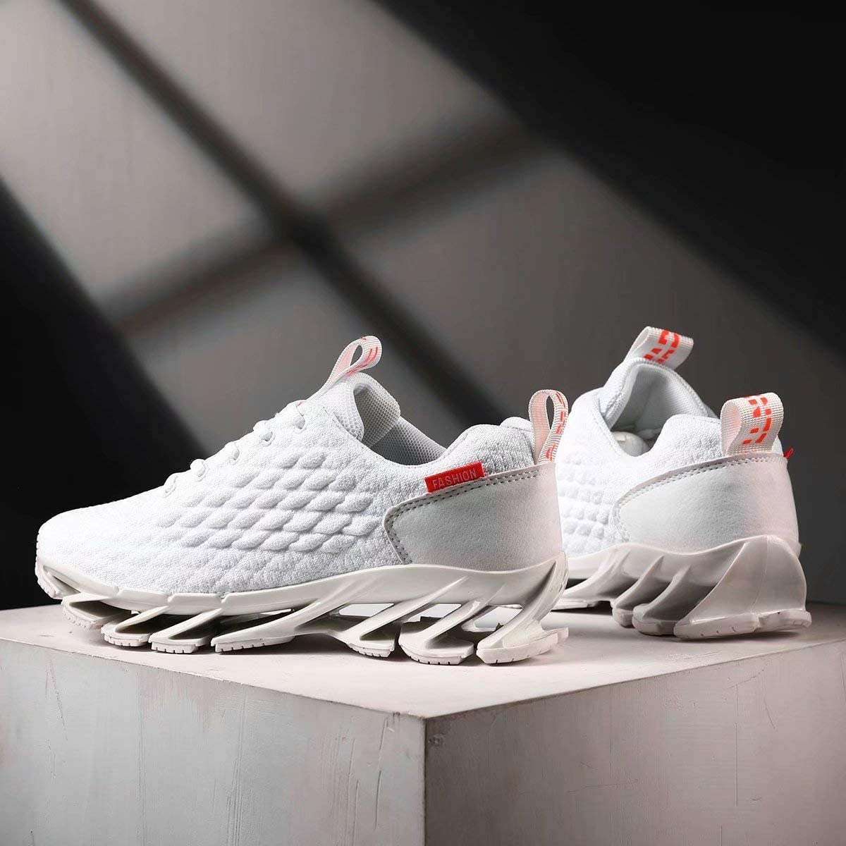 Pozvnn Mens Blade Sneakers Athletic Running Shoes Non Slip Walking Fashion Tennis Shoes