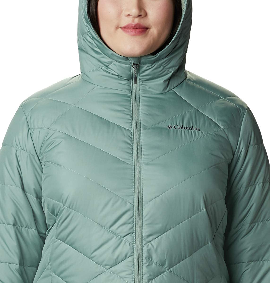 Columbia Womens Heavenly Long Hooded Jacket
