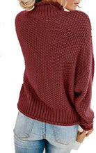 
                        
                          画像をギャラリービューアに読み込む, Saodimallsu Womens Turtleneck Oversized Sweaters Batwing Long Sleeve Pullover Loose Chunky Knit Jumper - JOY2ESpree
                        
                      
