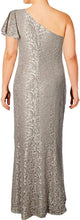 
                        
                          Load image into Gallery viewer, LAUREN RALPH LAUREN Womens Aven Glitter Lace Evening Dress
                        
                      