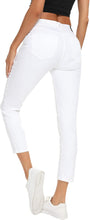 
                        
                          गैलरी व्यूवर में इमेज लोड करें, Resfeber Women's Ripped Boyfriend Jeans Cute Distressed Jeans Stretch Skinny Jeans with Hole
                        
                      