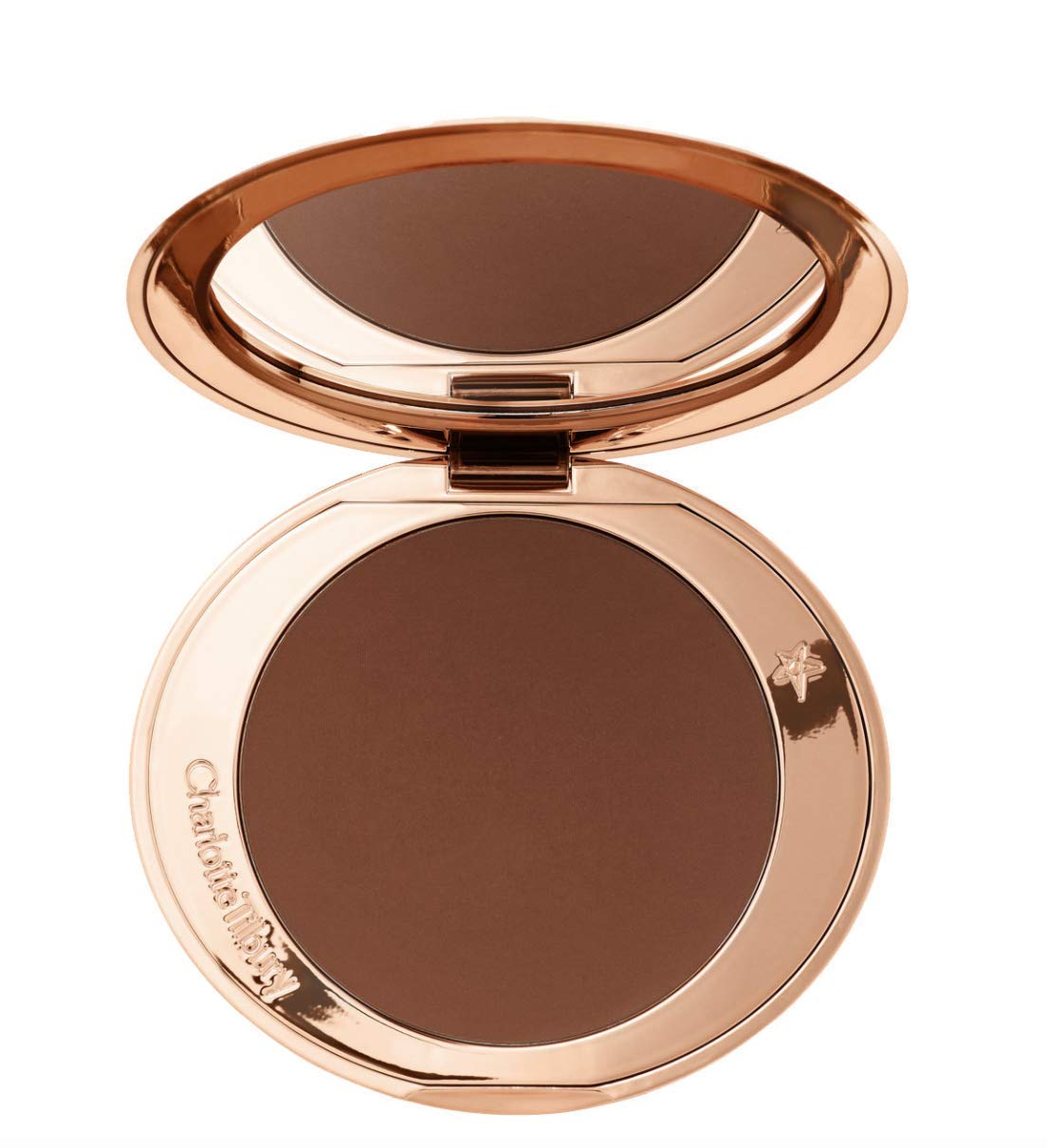 Charlotte Tilbury Airbrush Bronzer Matte Bronzing Filter Face and Body Pressed Powder Full Size 4 Deep