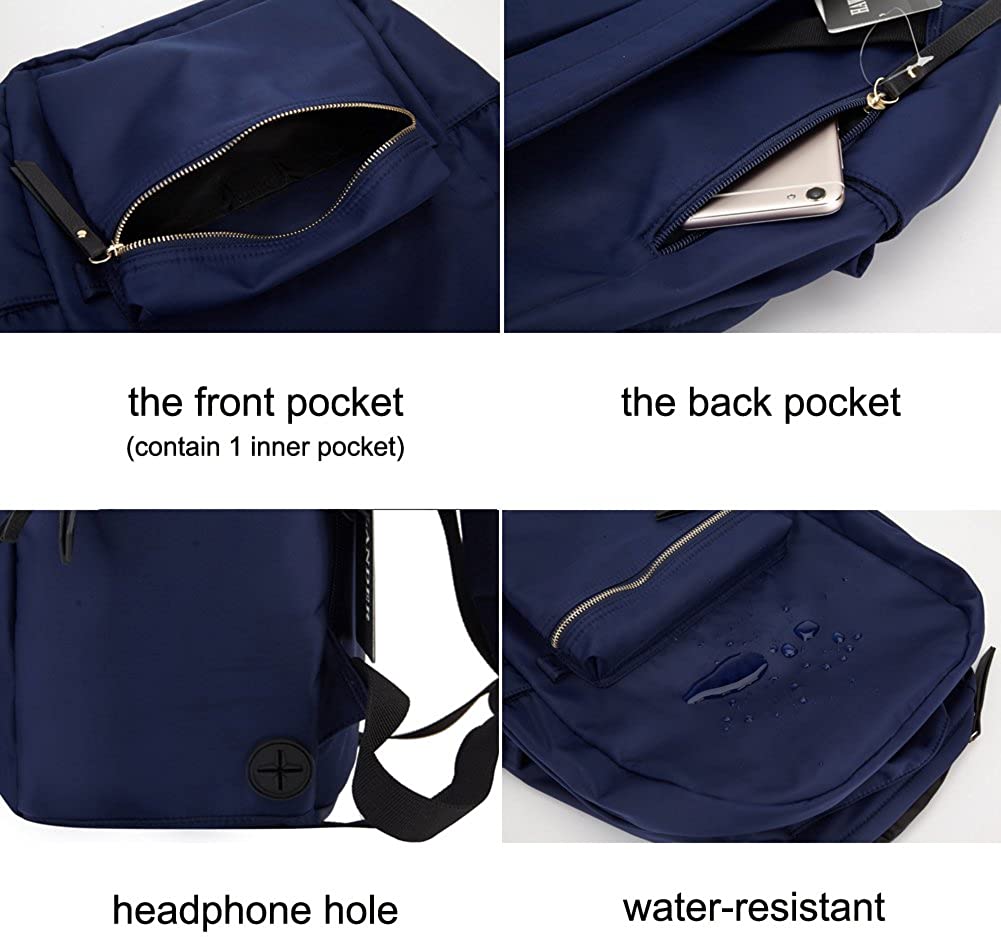 HawLander Lightweight Backpack for Women or Girls, Mid-Volume 20.0L
