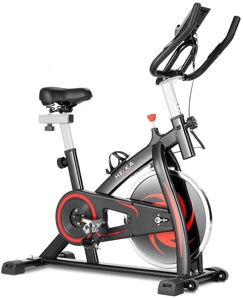 HEKA Indoor Cycling Bike Stationary, Belt Drive Indoor Exercise Bikes - JOY2ESpree