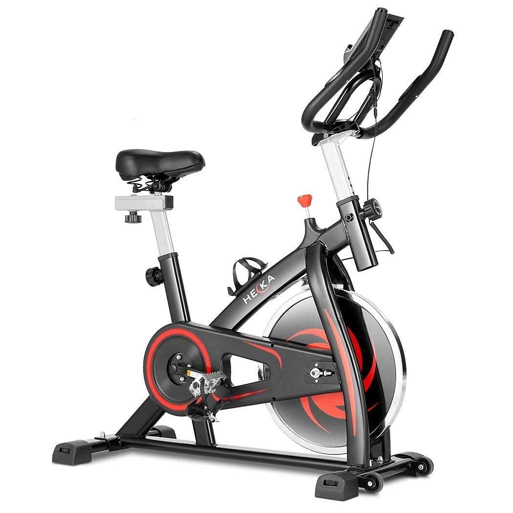 HEKA Indoor Cycling Bike Stationary, Belt Drive Indoor Exercise Bikes - JOY2ESpree