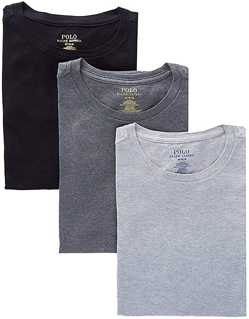 Polo Ralph Lauren Men's Slim Fit w/Wicking 3-Pack Crews