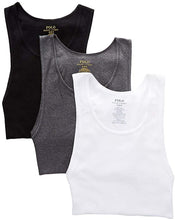 
                        
                          將圖片載入圖庫檢視器 Polo Ralph Lauren Classic Fit Ribbed Tank with Moisture Wicking 100% Cotton - 3 Pack
                        
                      
