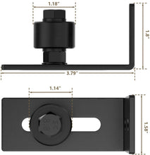 
                        
                          Load image into Gallery viewer, Homlux Heavy Duty Sliding Barn Door Floor Guide,Adjustable Roller,Wall Mount System,Flush Bottom Design,Floor and Door Panel Non-Damage(Floor Guide-3)
                        
                      