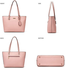 
                        
                          Load image into Gallery viewer, Women Fashion Handbags Wallet Tote Bag Shoulder Bag Top Handle Satchel Purse Set 4pcs
                        
                      